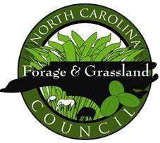 Luke+Beam+-+nclogo Logo of the North Carolina Forage & Grassland Council featuring a silhouette of North Carolina surrounded by green plants and animals, symbolizing sustainable agriculture and land management practices.